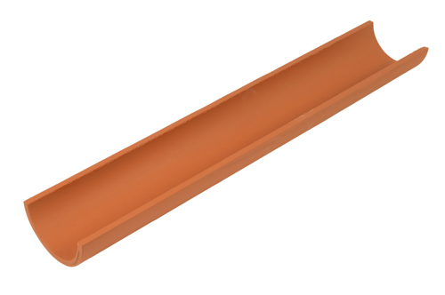Hepworth Clay Pipe 1000X100mm Channel P/E CPP3/1 - Image 2