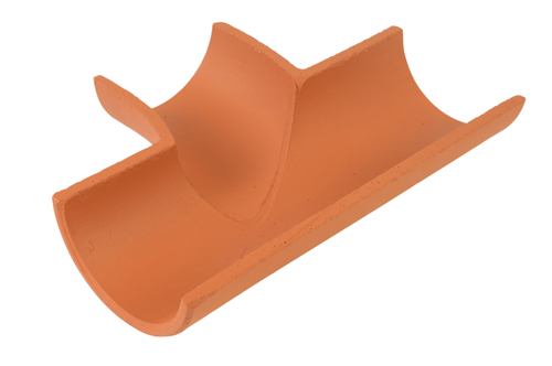 Hepworth Clay LH 100X100mm Channel Junction Plain Ended CJP2/1L