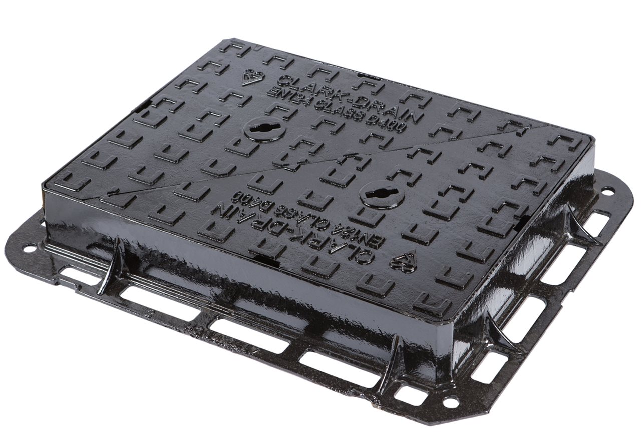 Clark Drain D400 600X450X100mm D/I D/Tri Mhc & Frame