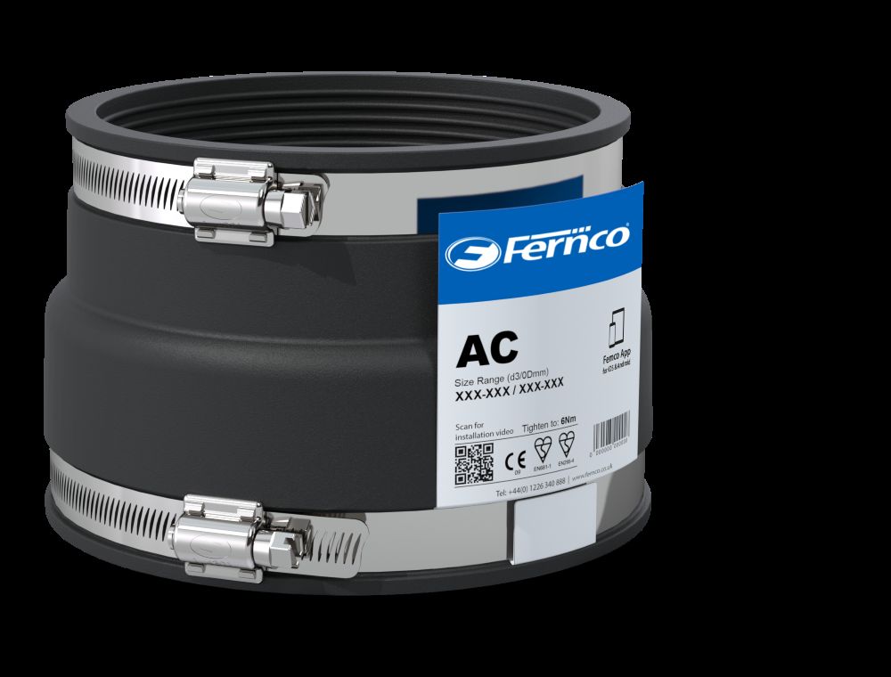 Fernco AC6000 Adaptor Coupling 160-180mm/180-200mm - Image 2