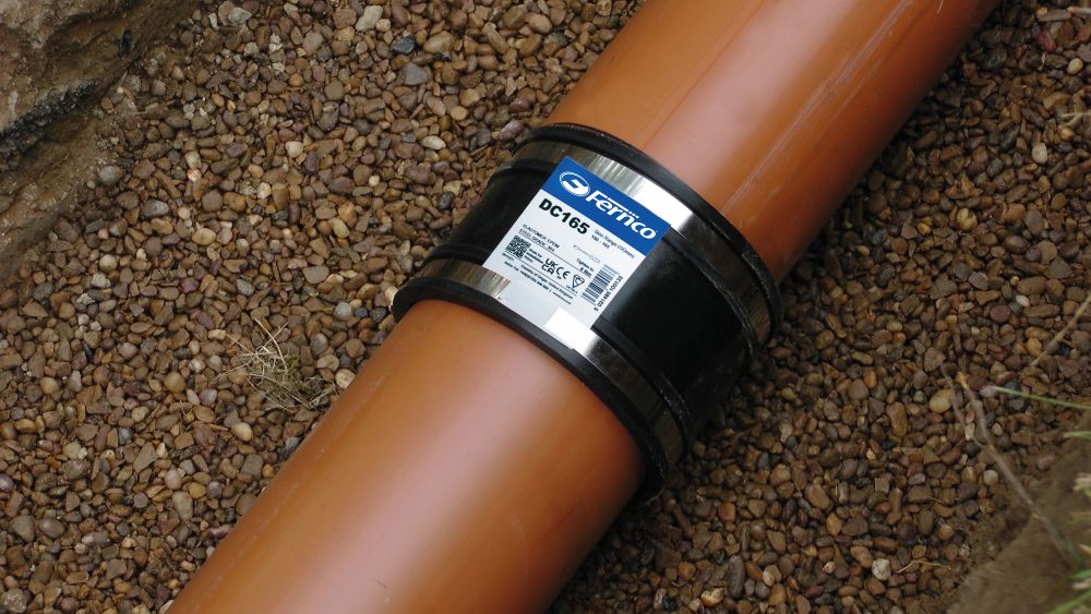 Fernco DC165 Drain Coupling 150-165mm