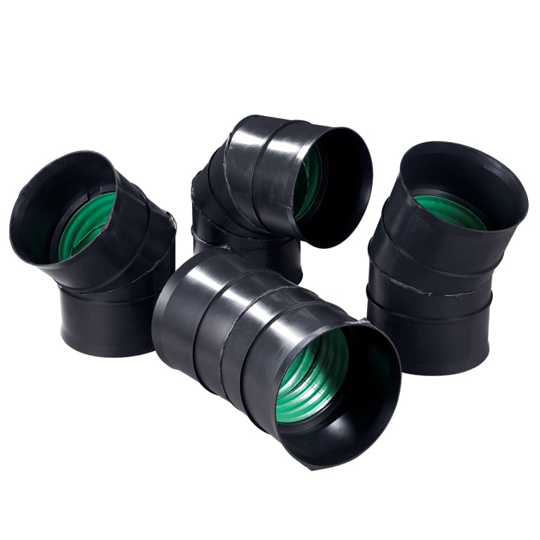 Naylor MetroDrain Twinwall 300mm x 90° Bend D/S BBA Approved - Image 2