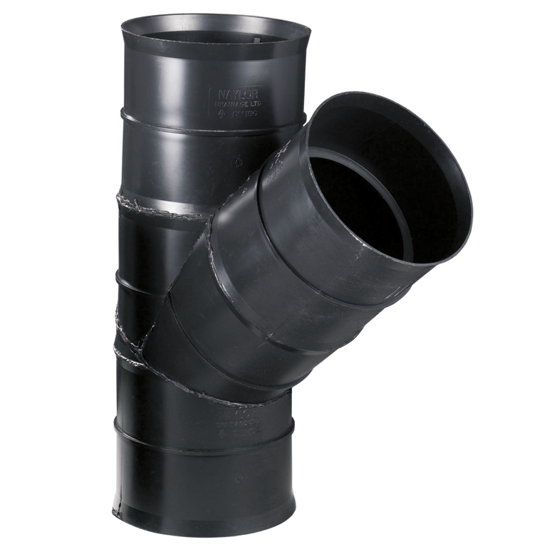 Naylor MetroDrain Twinwall 45° Junction T/S 300mm x 150mm BBA Approved - Image 2