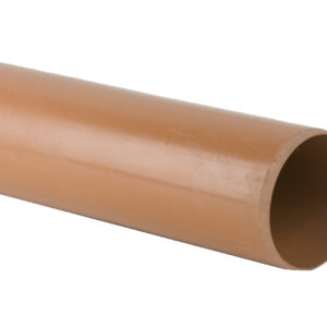 Brett Martin 110mm x 6m Plain End Pipe 6m B4011