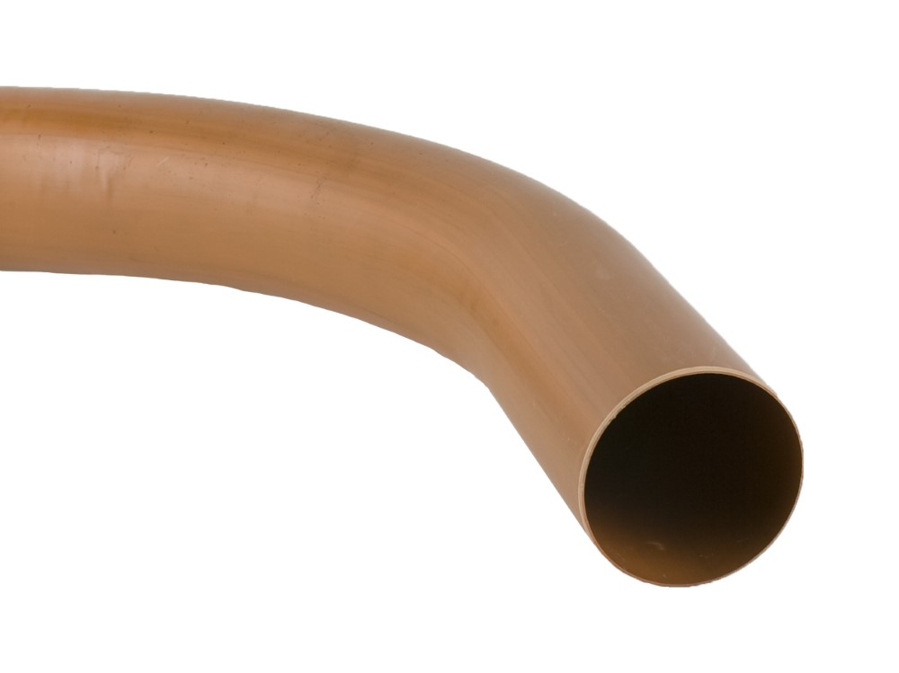 Brett Martin 110mm x 87.5° Long Radius Plain End Bend B5031