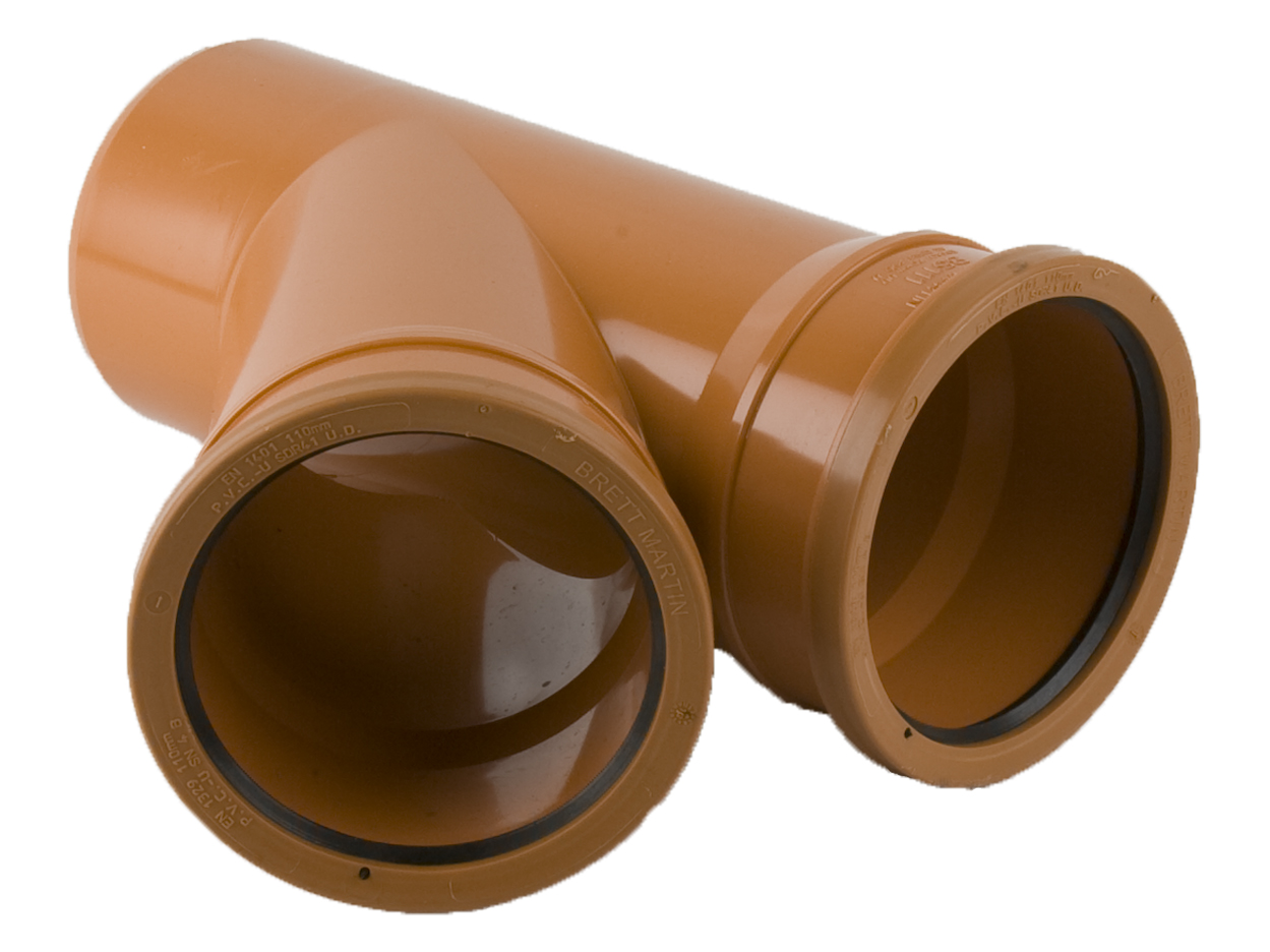 Brett Martin 110mm x 45° Double Socket Branch B5111