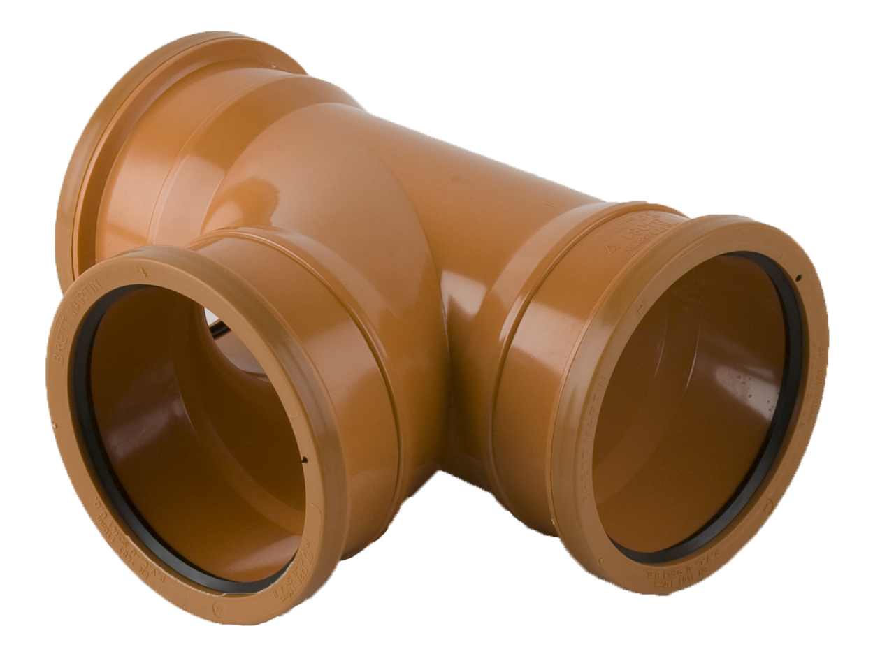 Brett Martin 110mm x 87.5° Triple Socket Branch B4081