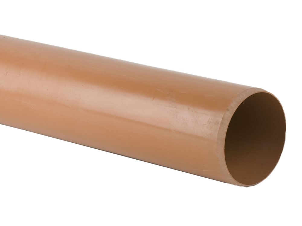 Brett Martin 160mm x 3m Plain End Pipe B6001