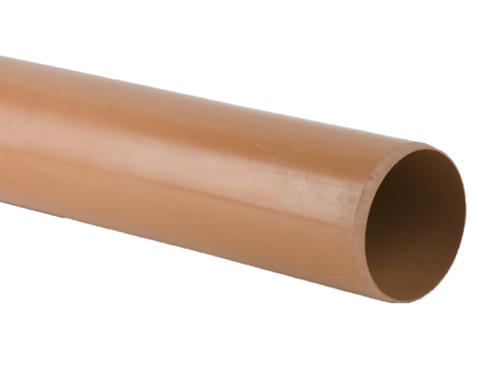 Brett Martin 160mm x 6m Plain End Pipe B6011