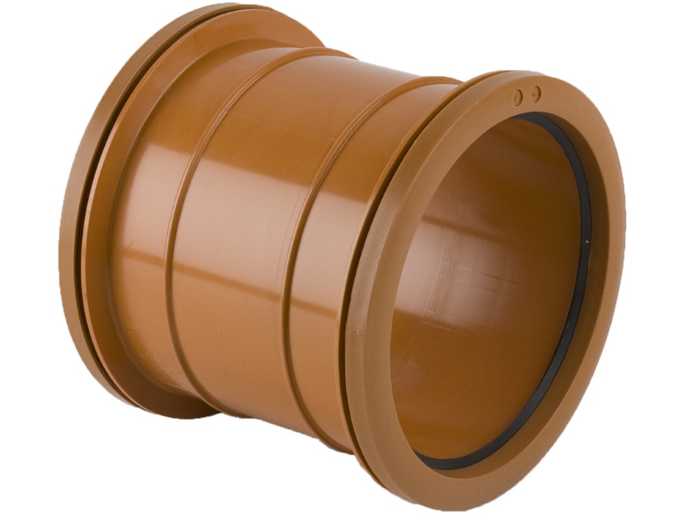 Brett Martin 160mm Double Socket PVC Slip Coupler B7001S