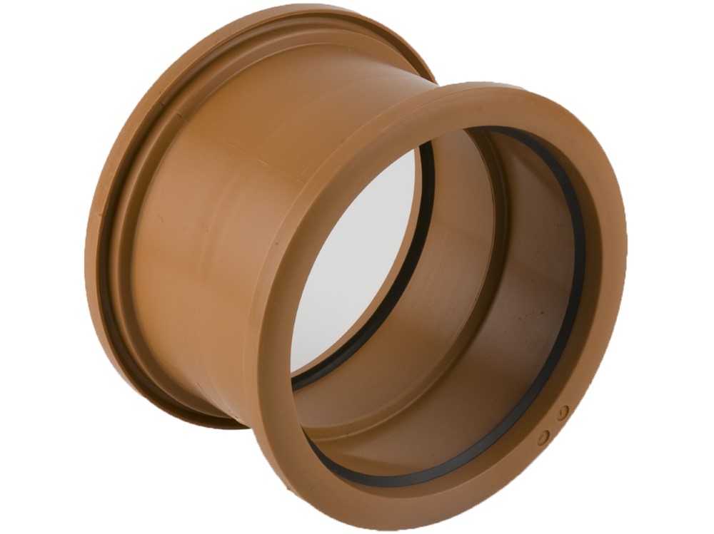 Brett Martin 160mm Double Socket Polypropylene Coupler B6021