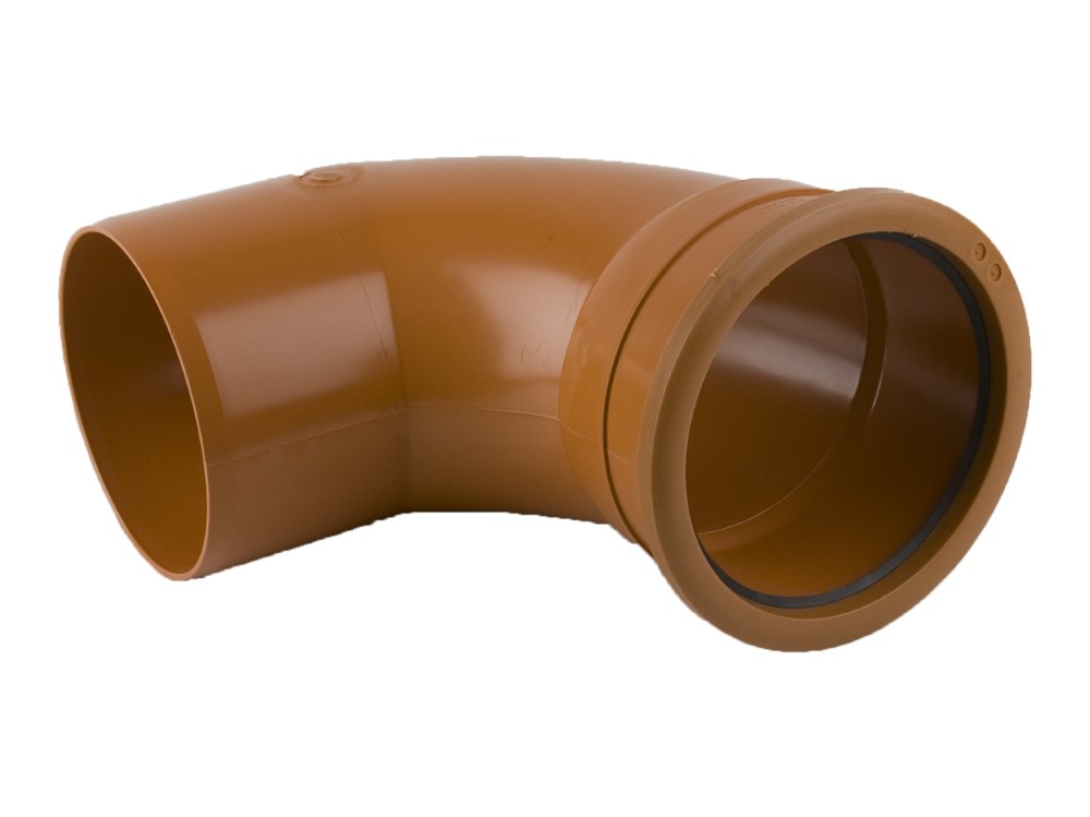 Brett Martin 160mm x 87.5° Single Socket Bend B7041