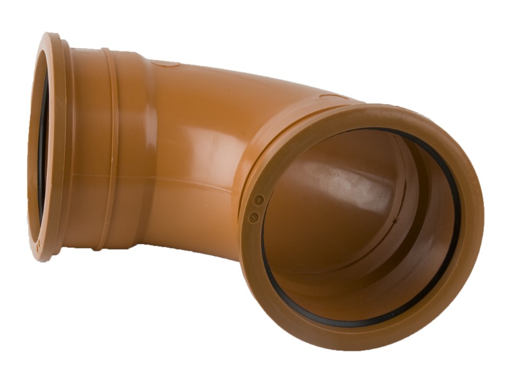 Brett Martin 160mm x 87.5° Double Socket Bend B6031
