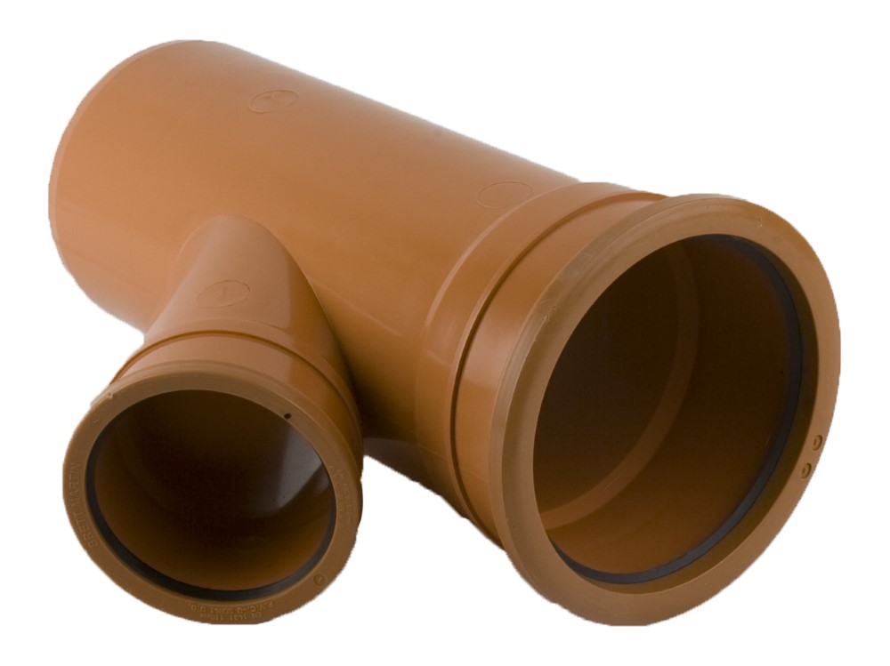 Brett Martin 160mm x 110mm x 45° Double Socket Branch B7101