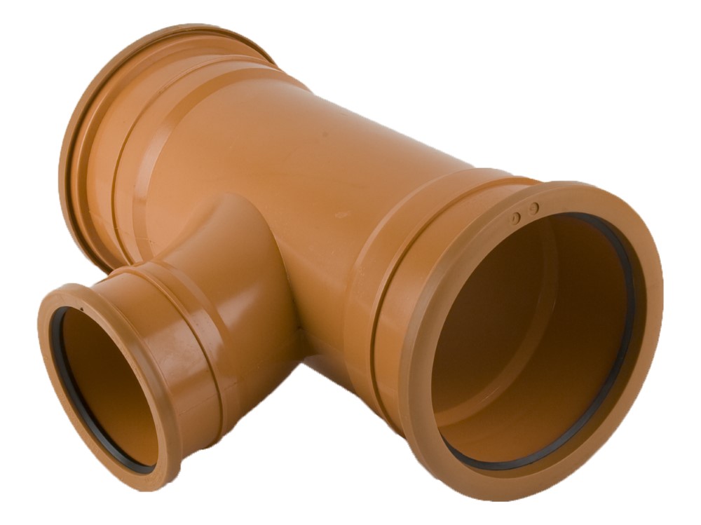 Brett Martin 160mm x 110mm x 87.5° Triple Socket Branch B7092