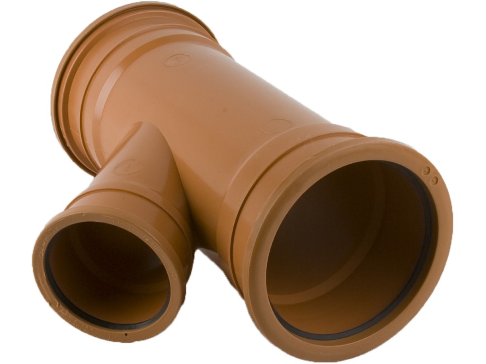 Brett Martin 160mm x 110mm x 45° Triple Socket Branch B7102