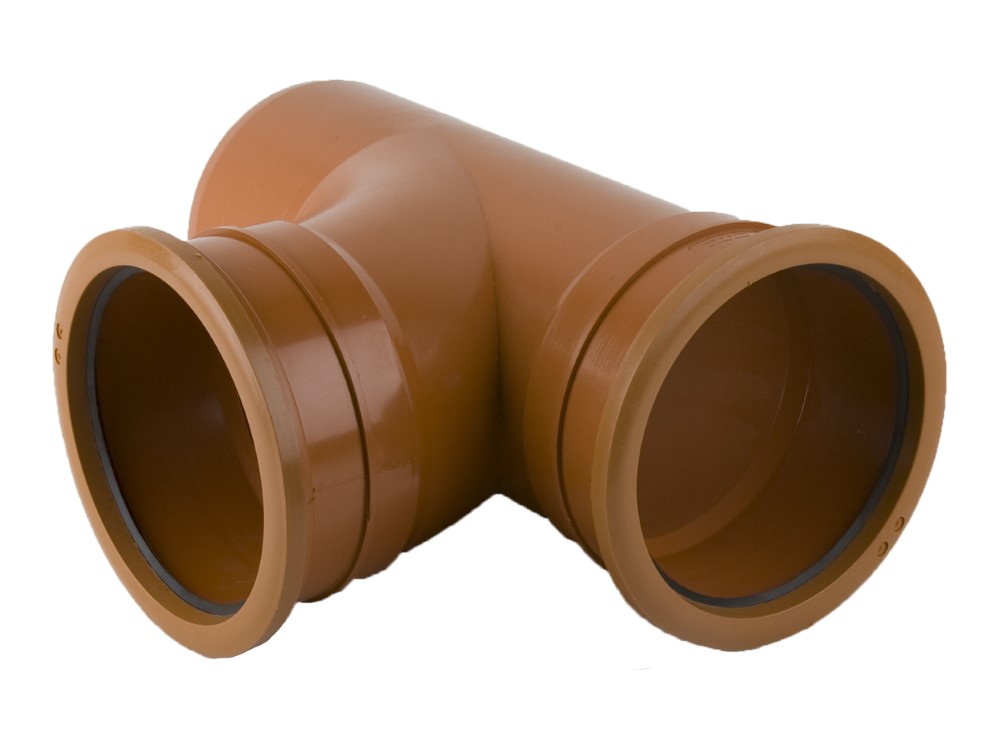 Brett Martin 160mm x 160mm x 87.5° Double Socket Branch B7111