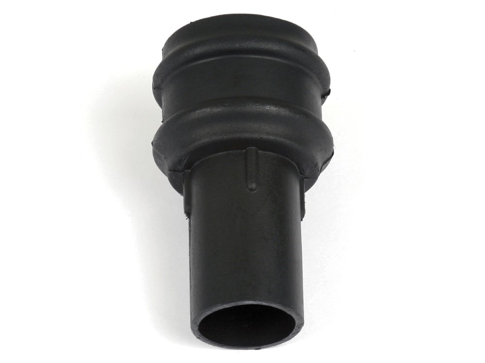 Brett Martin Round 68mm Cast Iron Effect Plain Coupler Black BR206CIB