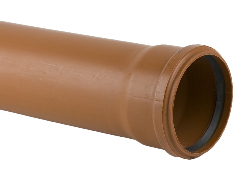 Brett Martin 110mm x 3m Single Socket Pipe B4403 - Image 2