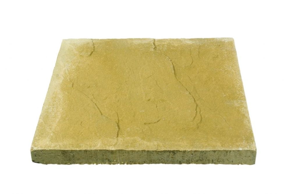 Brett Broadway Riven Paving Slab 450mm x 450mm x 32mm Buff