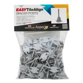 Azpects EASYTileAlign Grey Spacer Posts 5mm (3/16") - Bag of 150