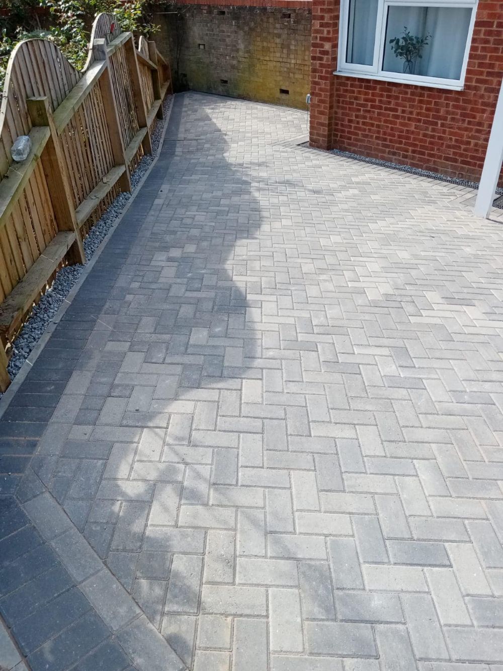 Brett Omega Block Paving 50mm Silver Haze
