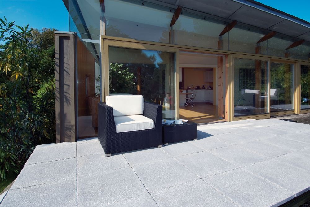 Brett Chaucer Textured Paving Slab 600mm x 600mm x 35mm Charcoal - Image 3