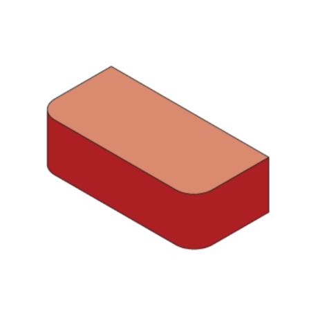 Wienerberger BN2.2 Eng Double Bullnose Perforated Red Special Brick - Image 2
