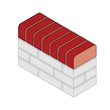 Wienerberger BN2.2 Eng Double Bullnose Perforated Red Special Brick - Image 4