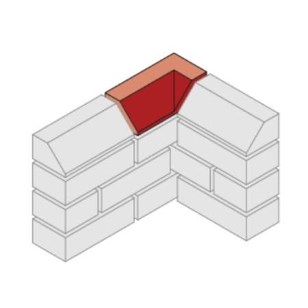 Wienerberger PL.4.2 Olde Essex Red Eng Plinth Internal Return LH Special Brick - Image 4