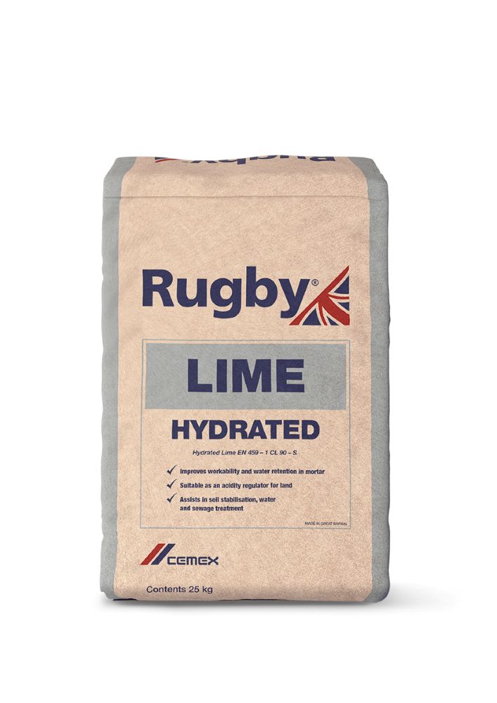 Rugby White Hydrated Lime 25kg