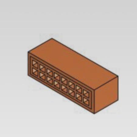 Redbank No.350 Square Airbrick with Holes 215mm x 65mm Buff - Image 2