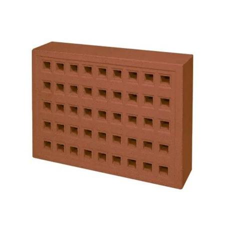 Redbank No.351 Square Airbrick with Holes 215mm x 140mm Red