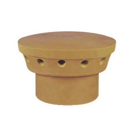 Redbank No.120 Spigot Flue Ventilator Buff 190mm