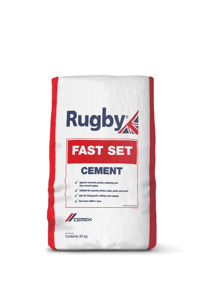 Rugby Fast Set Cement 25kg Bag