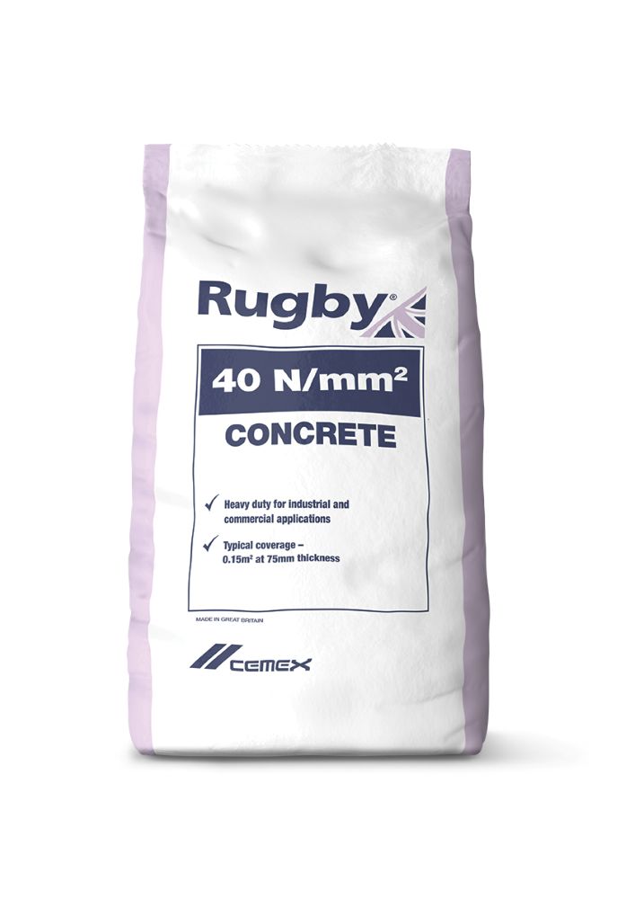 Rugby Hi Strength 40N Concrete 25kg