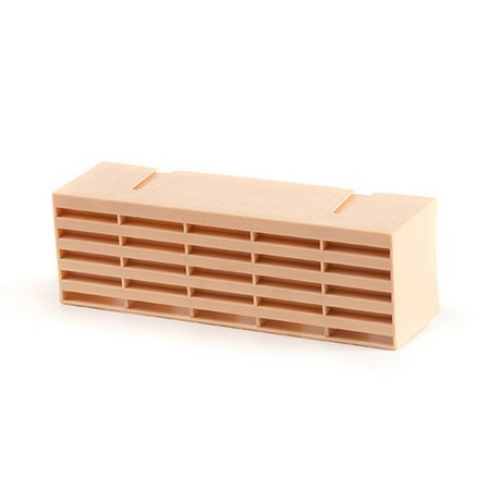 Timloc Plastic Airbrick 215mm x 69mm x 60mm Buff