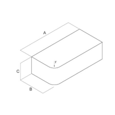Wienerberger BN1.2 Solid Eng Single Bullnose Smooth Blue Special Brick - Image 5