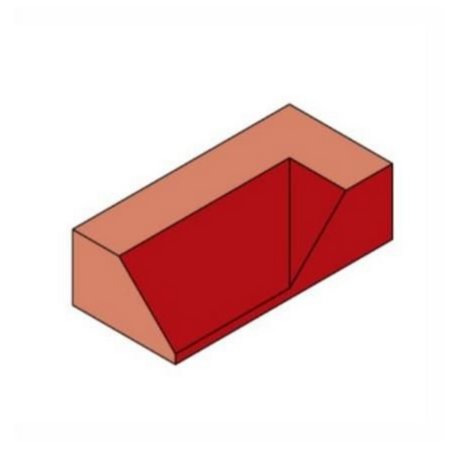 Wienerberger PL.4.2 Warnham Red Eng Plinth Internal Return LH Special Brick - Image 3