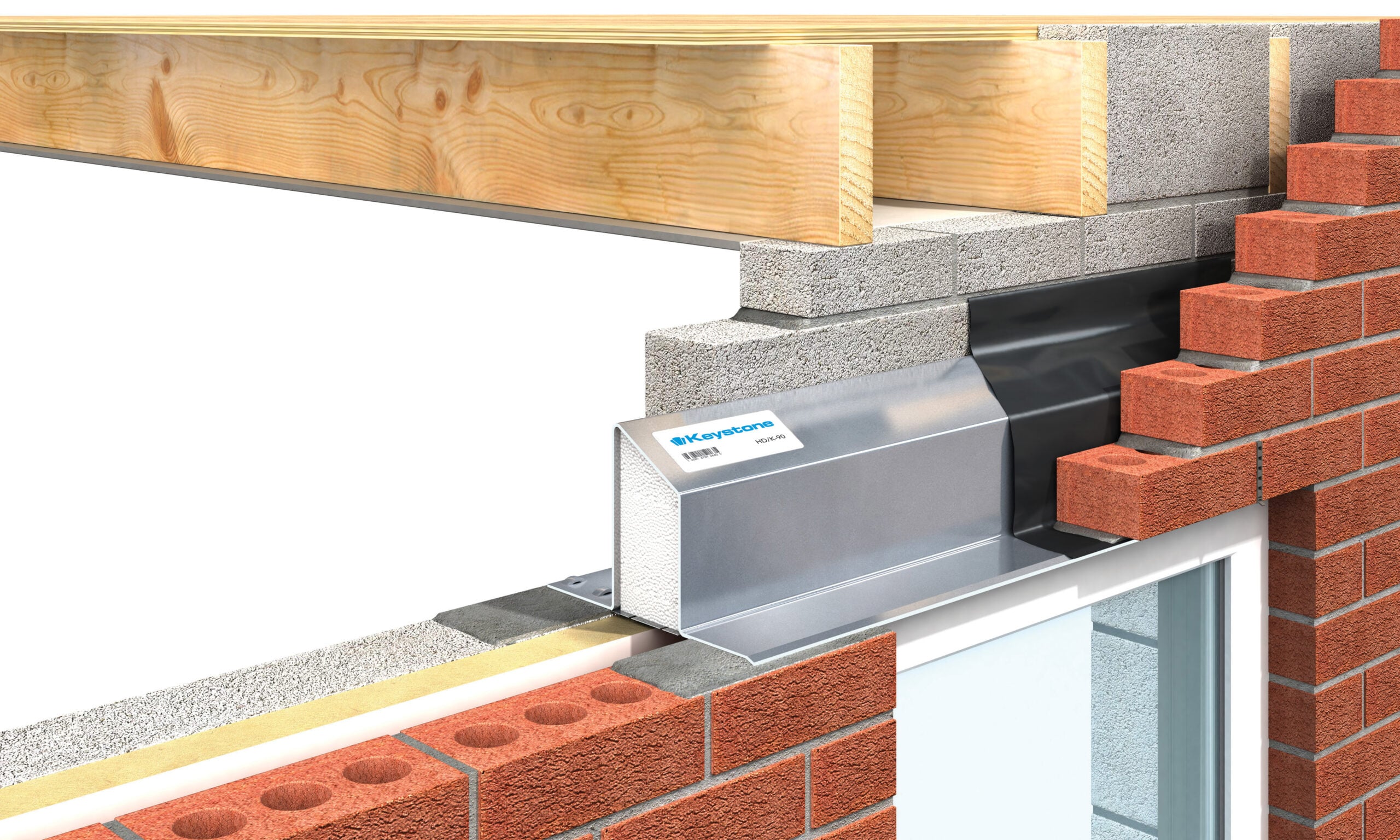 Keystone Heavy Duty Steel Lintel HD/K-90 2700mm
