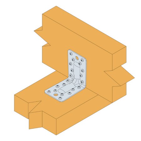 Simpson Strong Tie Reinforced Angle Bracket 90mm x 90mm - Image 3