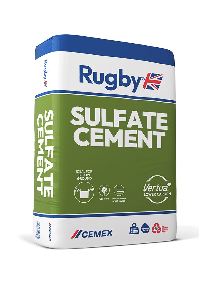 Rugby Sulphate Cement Plastic Bag 25kg