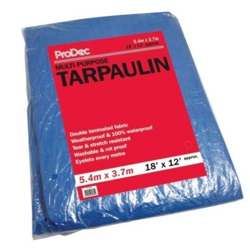 ProDec 18' x 12' Multipurpose Blue Tarpaulin