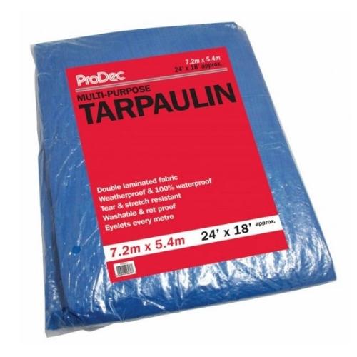ProDec 24' x 18' Multipurpose Blue Tarpaulin