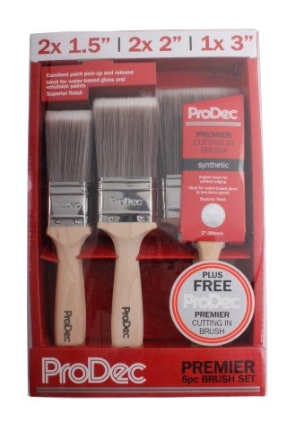 ProDec Premier Paint Brush Set 6Pcs