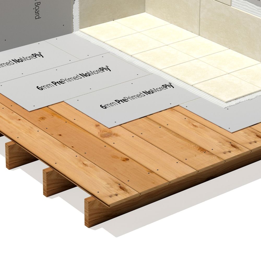 STS NoMorePly Preprimed Fibre Cement Board 1200mm x 600mm x 6mm