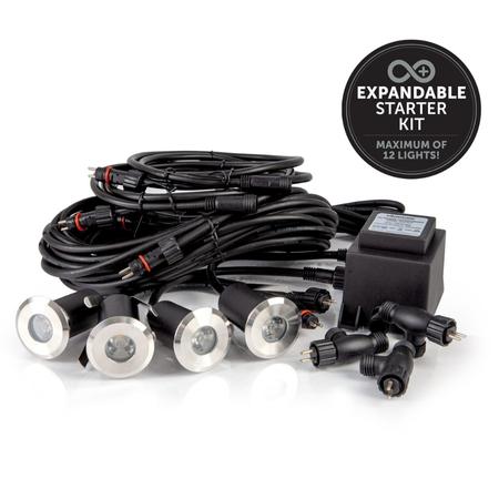 Ellumiere 4 x Small Deck Light Starter Kit