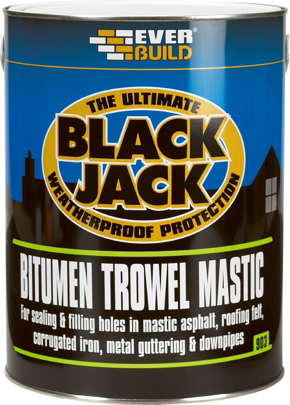 Everbuild Blackjack Bitumen Trowel Mastic 2.5L