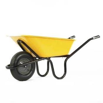 Haemmerlin 108 Alpha Ultimate Yellow Wheelbarrow 120L Pneumatic
