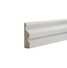 18mm x 75mm Primed MDF Ogee Architrave 4.4m